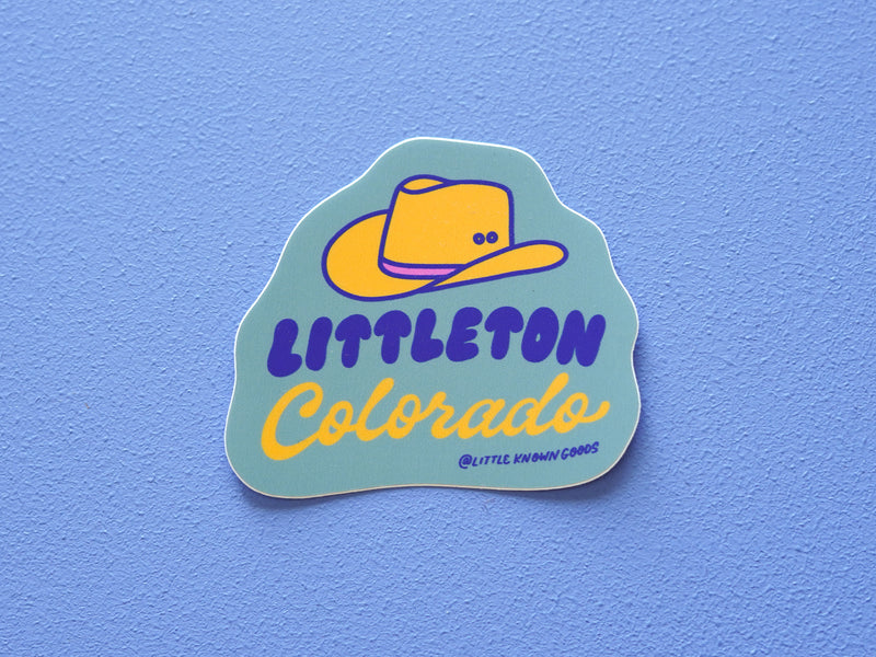 Littleton Colorado Western Sticker