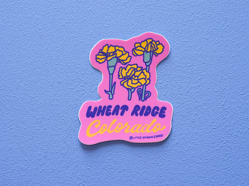 Wheat Ridge Carnation Sticker