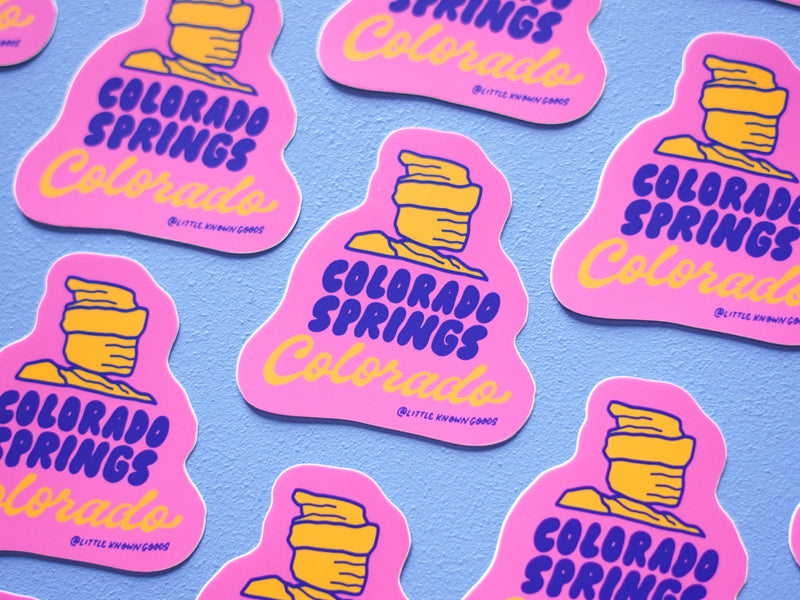 Colorado Springs Balanced Rock Sticker