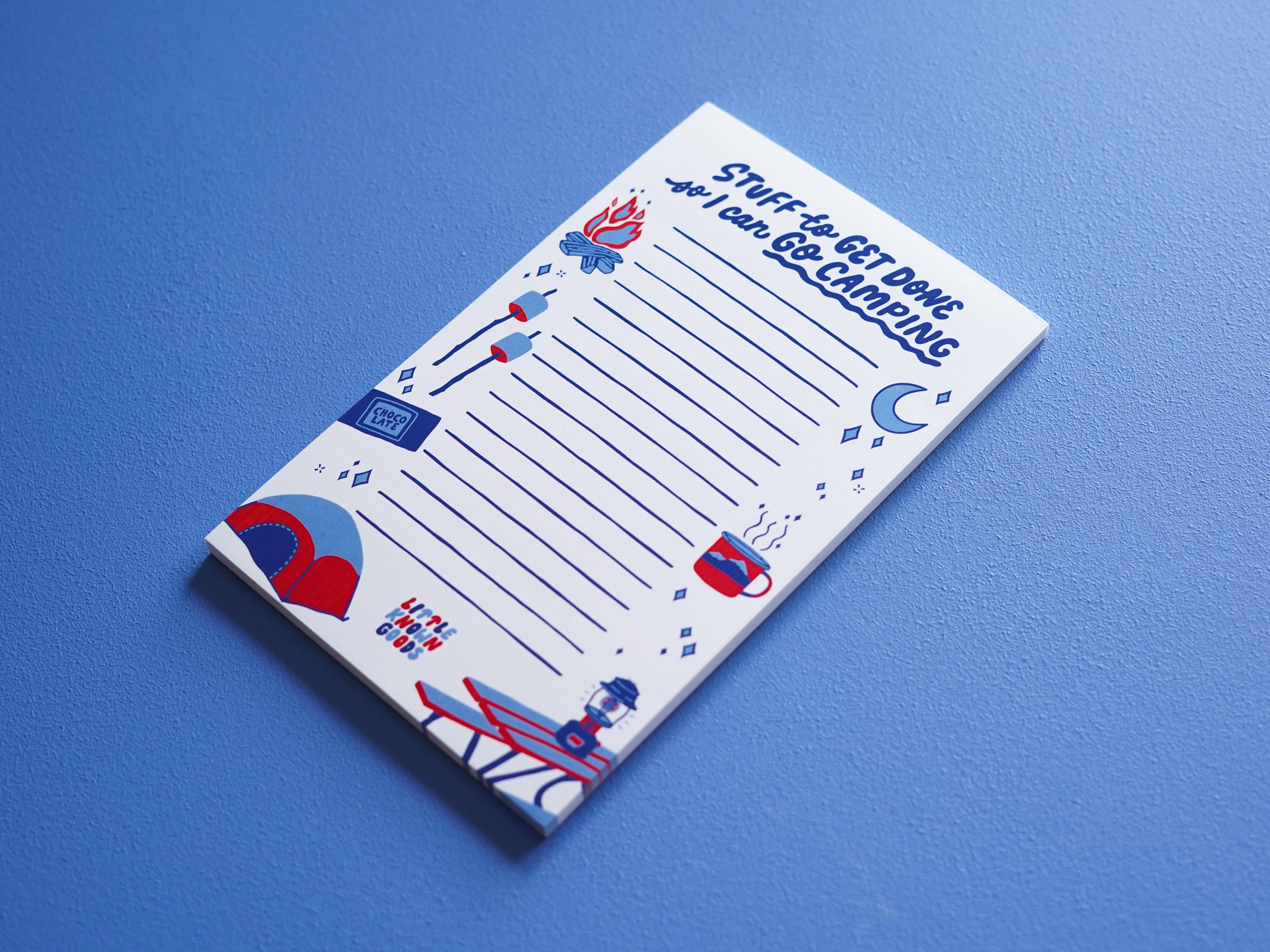 Camping Notepad