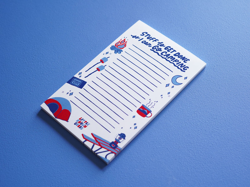 Camping Notepad