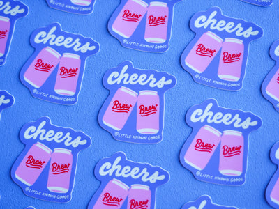 Cheersinā Brews Sticker