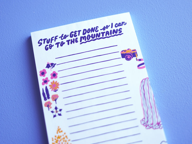 Mountains Notepad