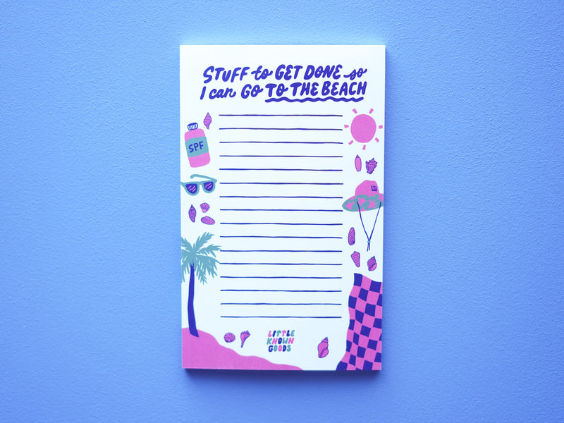 Beach Notepad