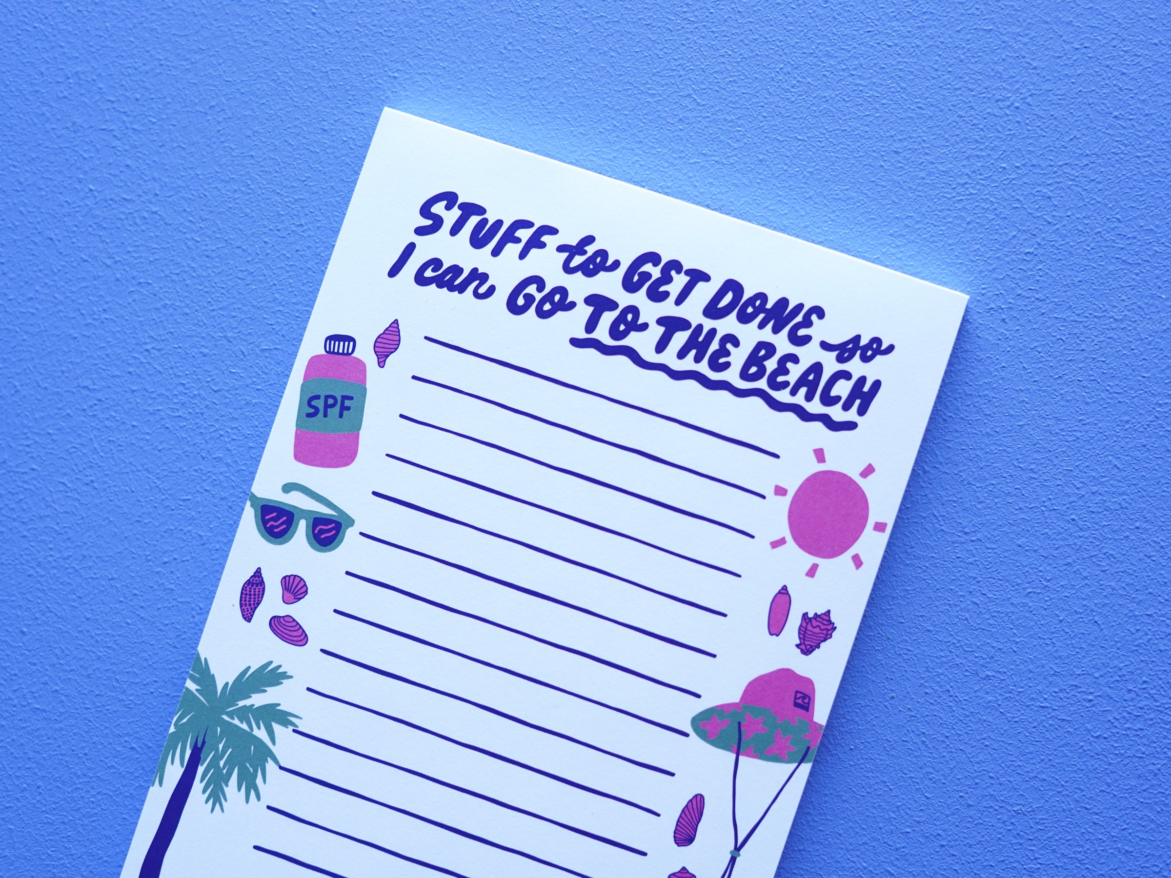 Beach Notepad