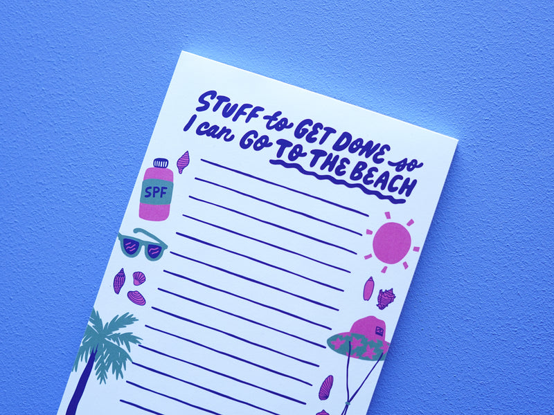 Beach Notepad