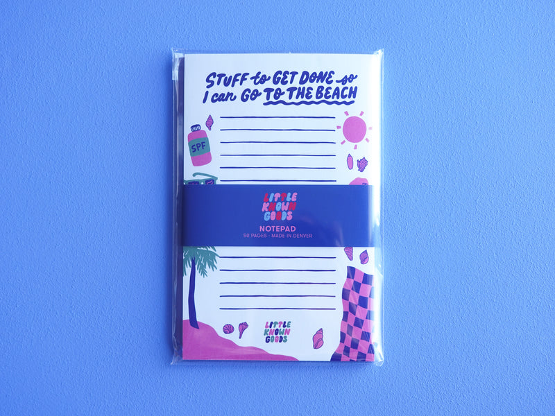 Beach Notepad
