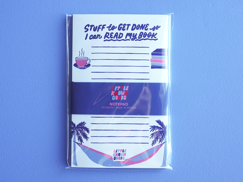 Read my Book Notepad