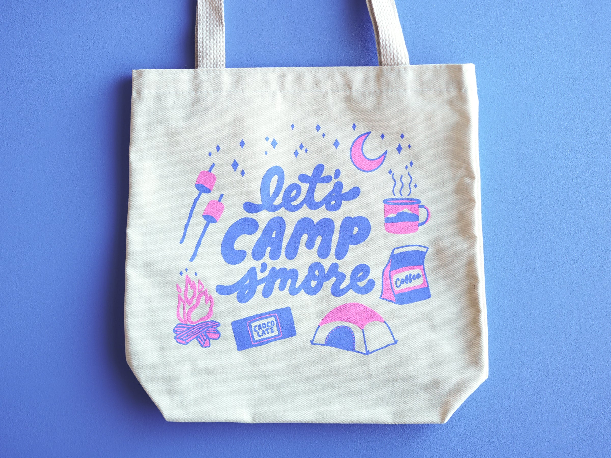 Let’s Camp S’more Tote Bag