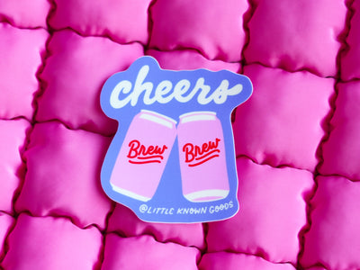 Cheersinā Brews Sticker