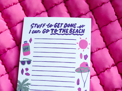 Beach Notepad
