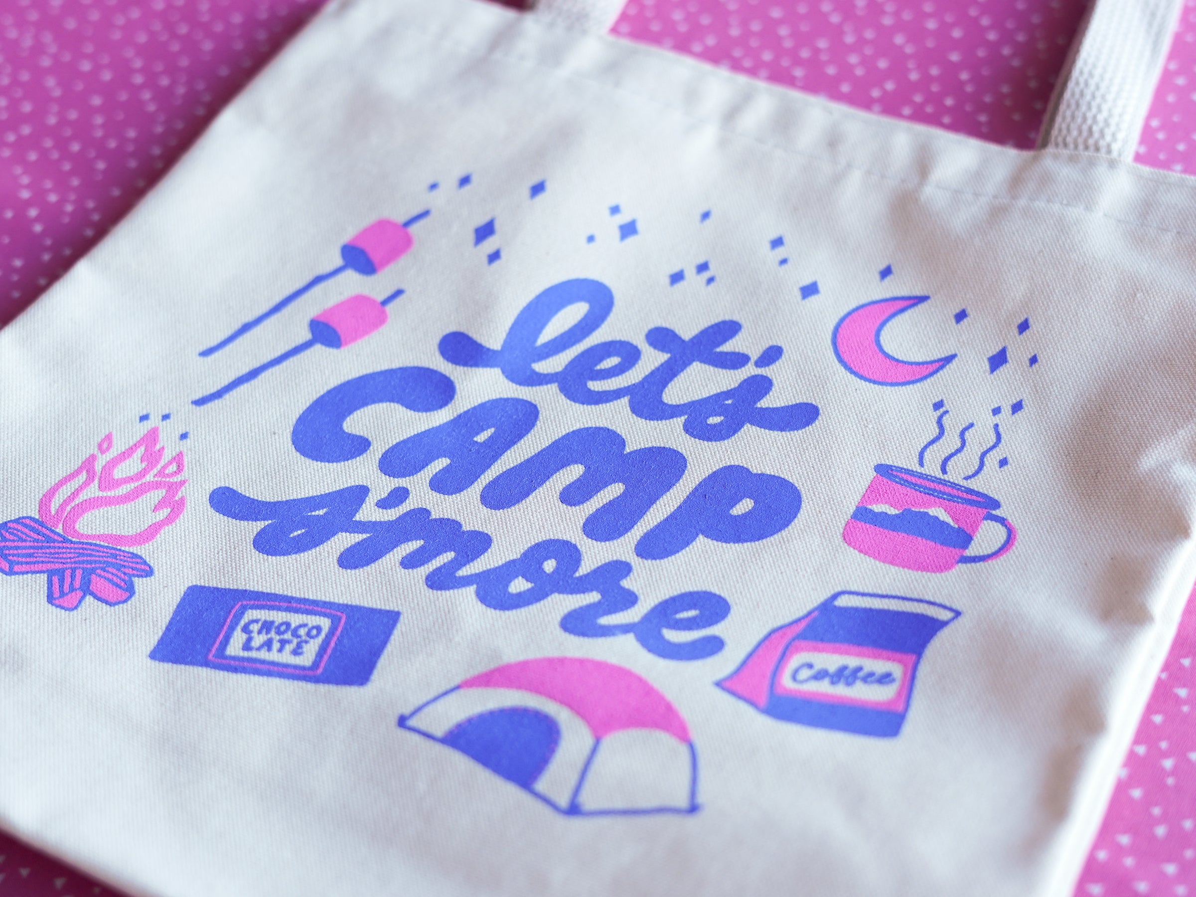 Let’s Camp S’more Tote Bag