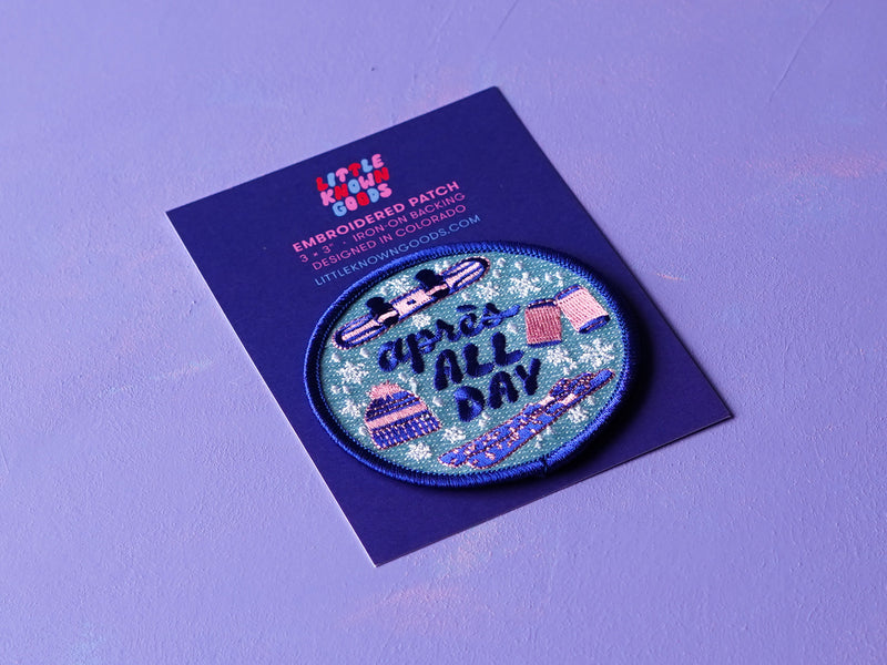 Après All Day Embroidered Patch