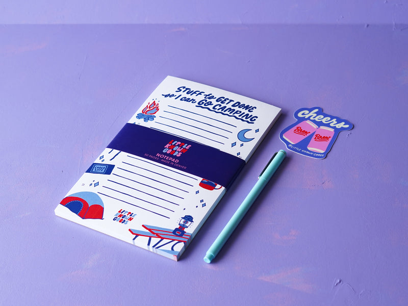 Camping Notepad