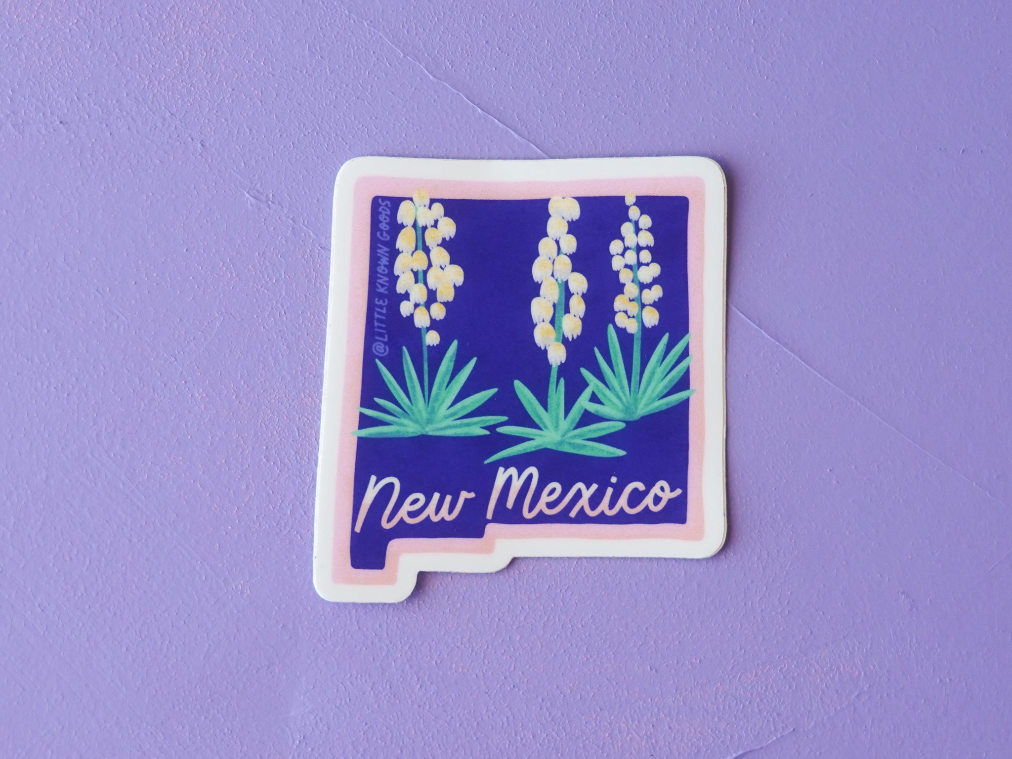 New Mexico State Flower Yucca Flower Sticker