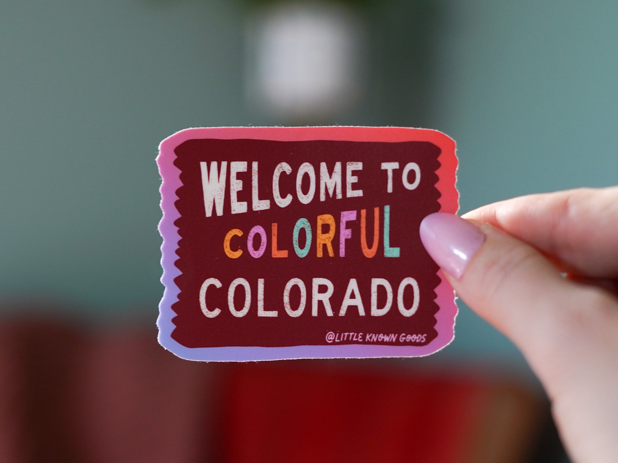 Colorful Colorado Sticker