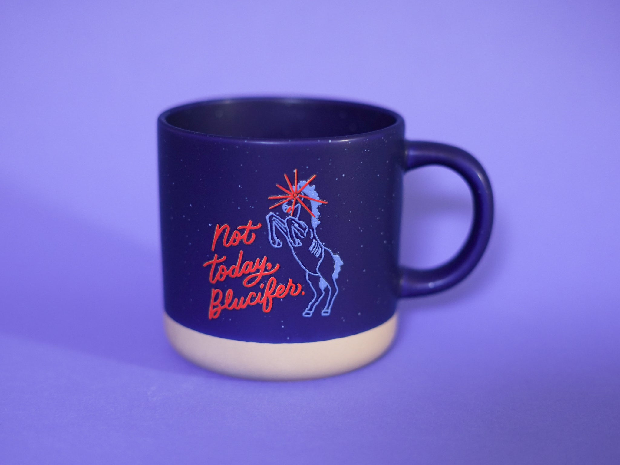 Not Today Blucifer Mug