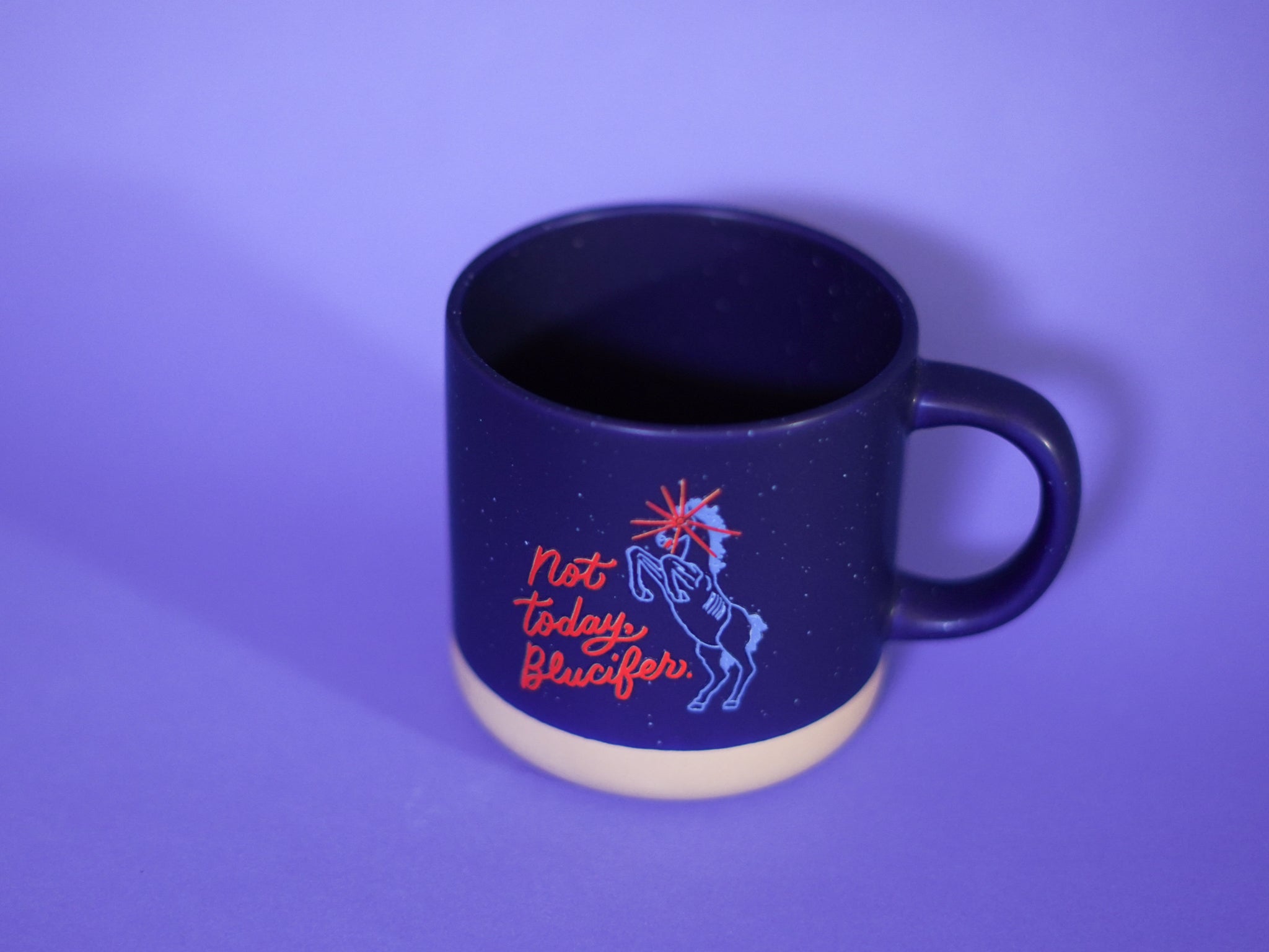 Not Today Blucifer Mug