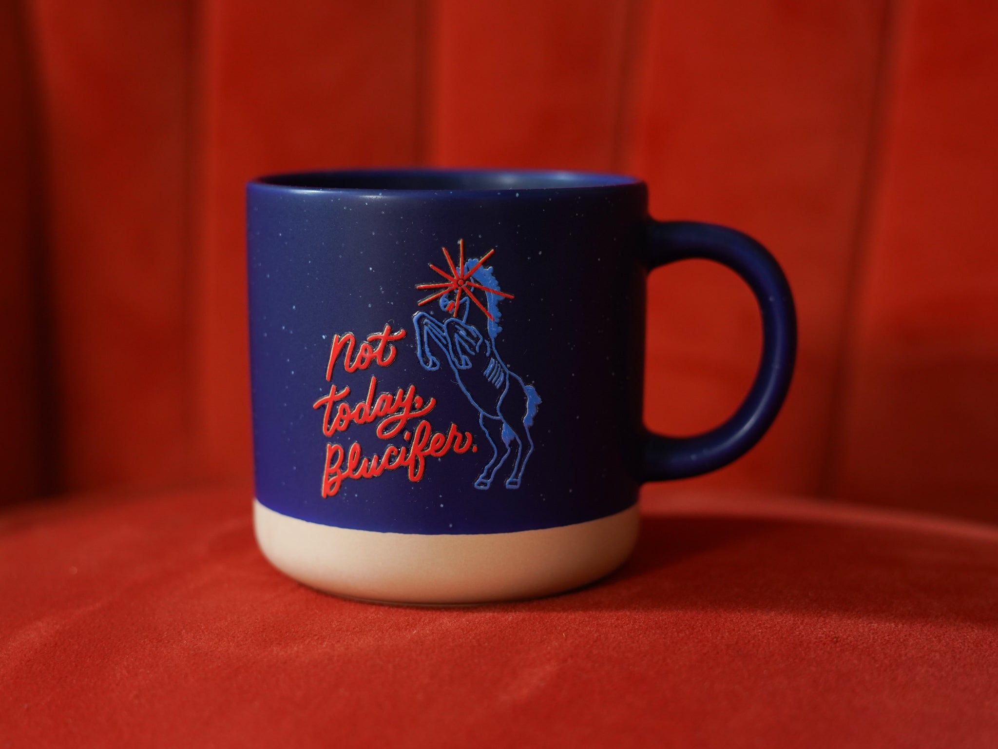 Not Today Blucifer Mug