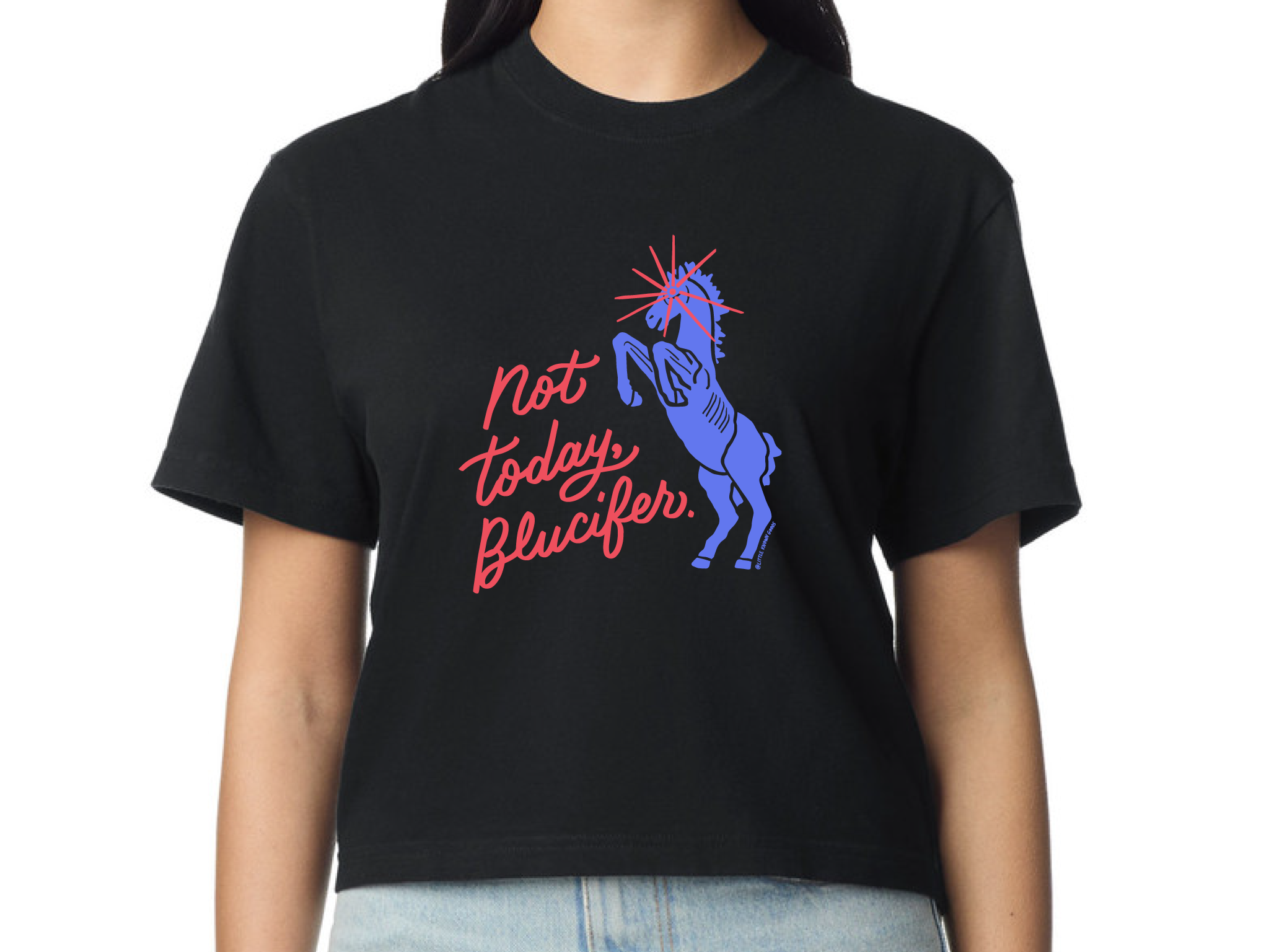 Not Today Blucifer Tee - PREORDER