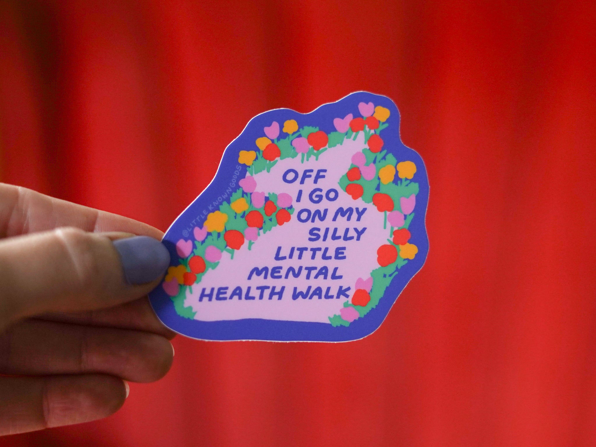 Silly Little Mental Health Walk Sticker