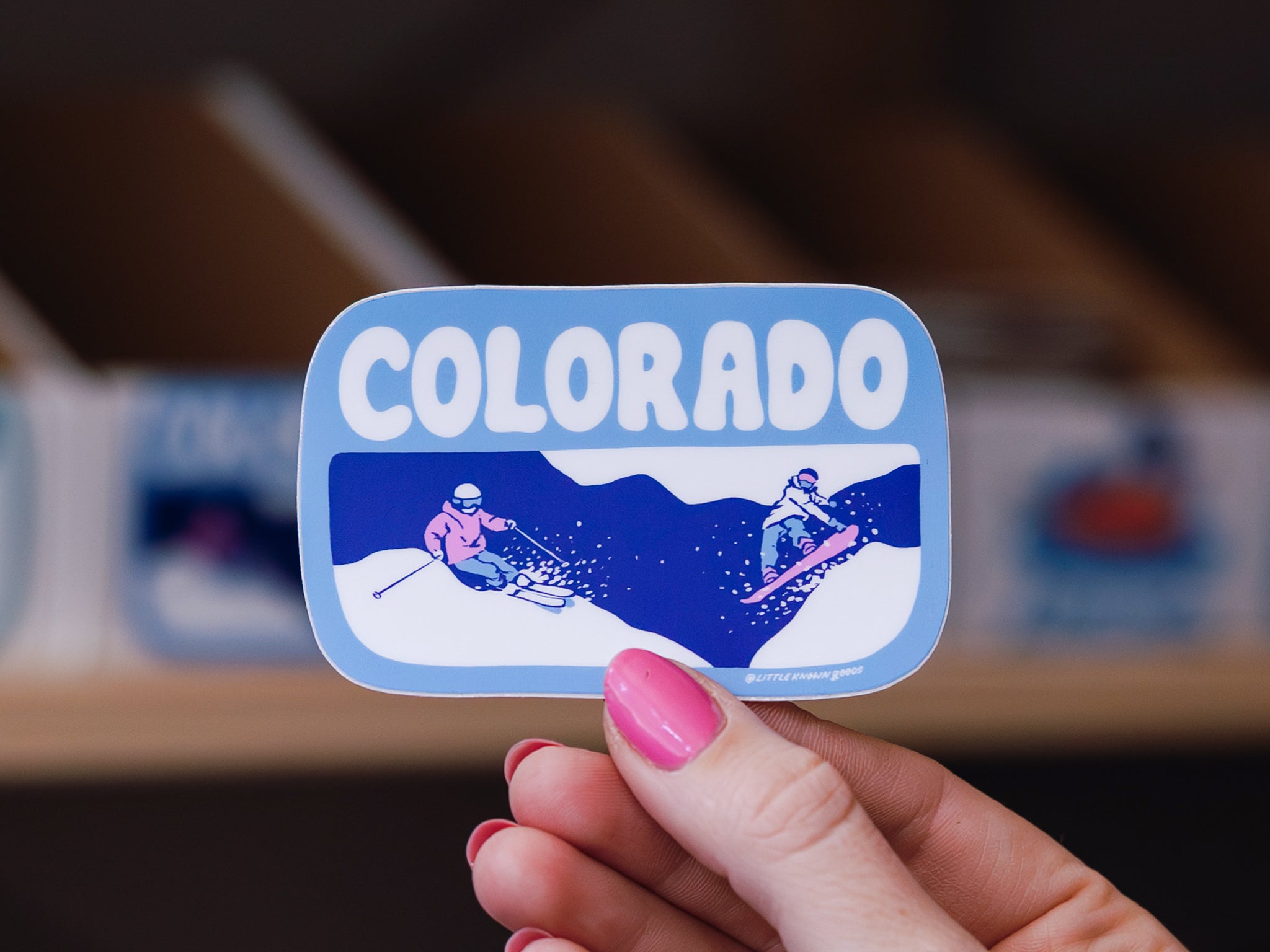 Colorado Ski Sticker