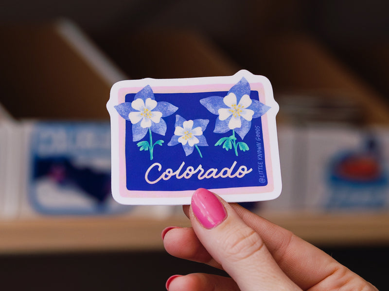 Colorado State Flower Columbine Sticker