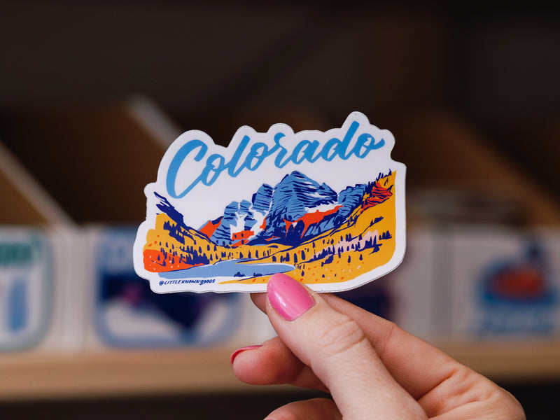Colorado Maroon Bells Sticker