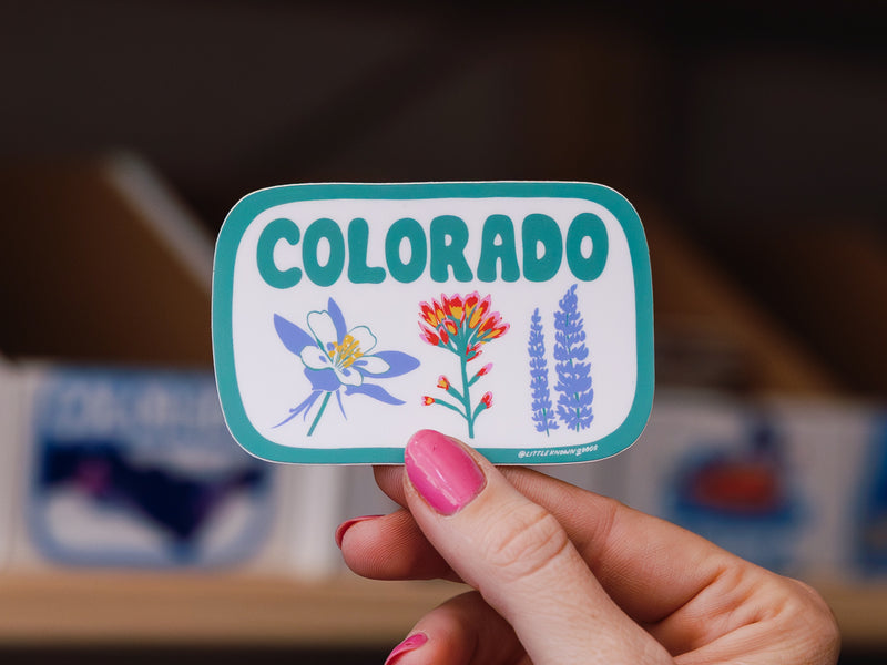 Colorado Wildflower Sticker