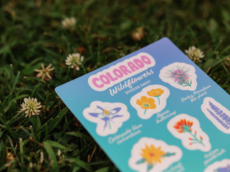 Colorado Wildflowers Sticker Sheet