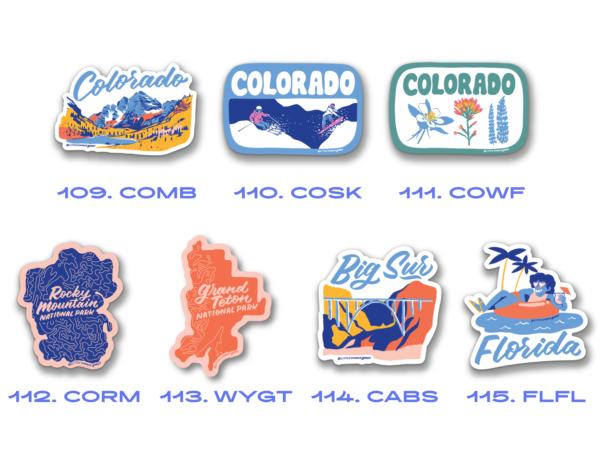 Mix 'n' match 9 sticker bundle