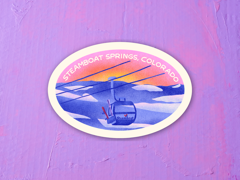 Steamboat Springs Colorado Sticker