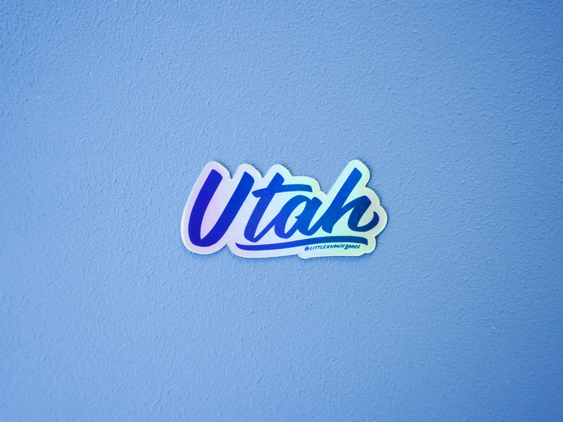 Utah Holographic Sticker