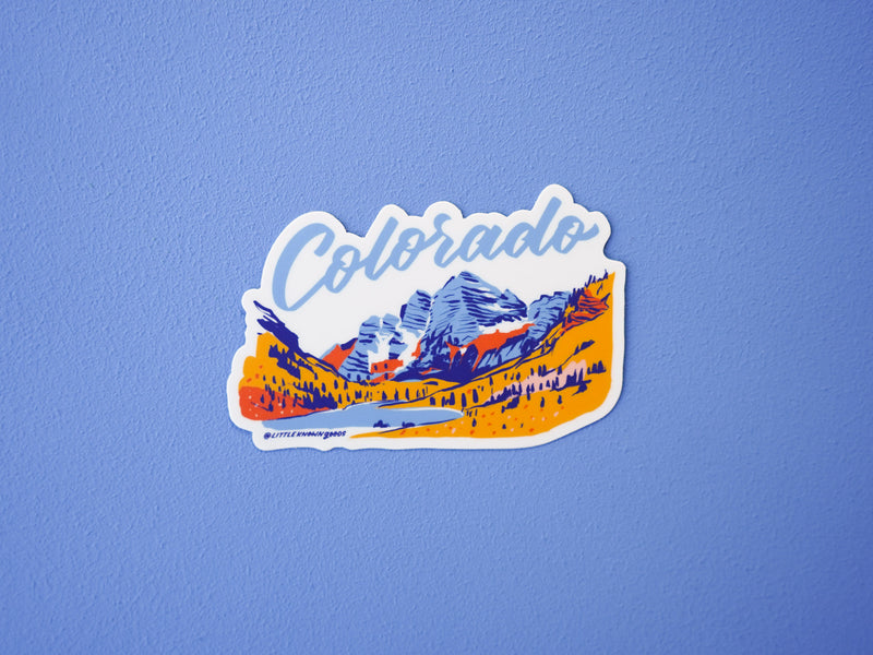 Colorado Maroon Bells Sticker