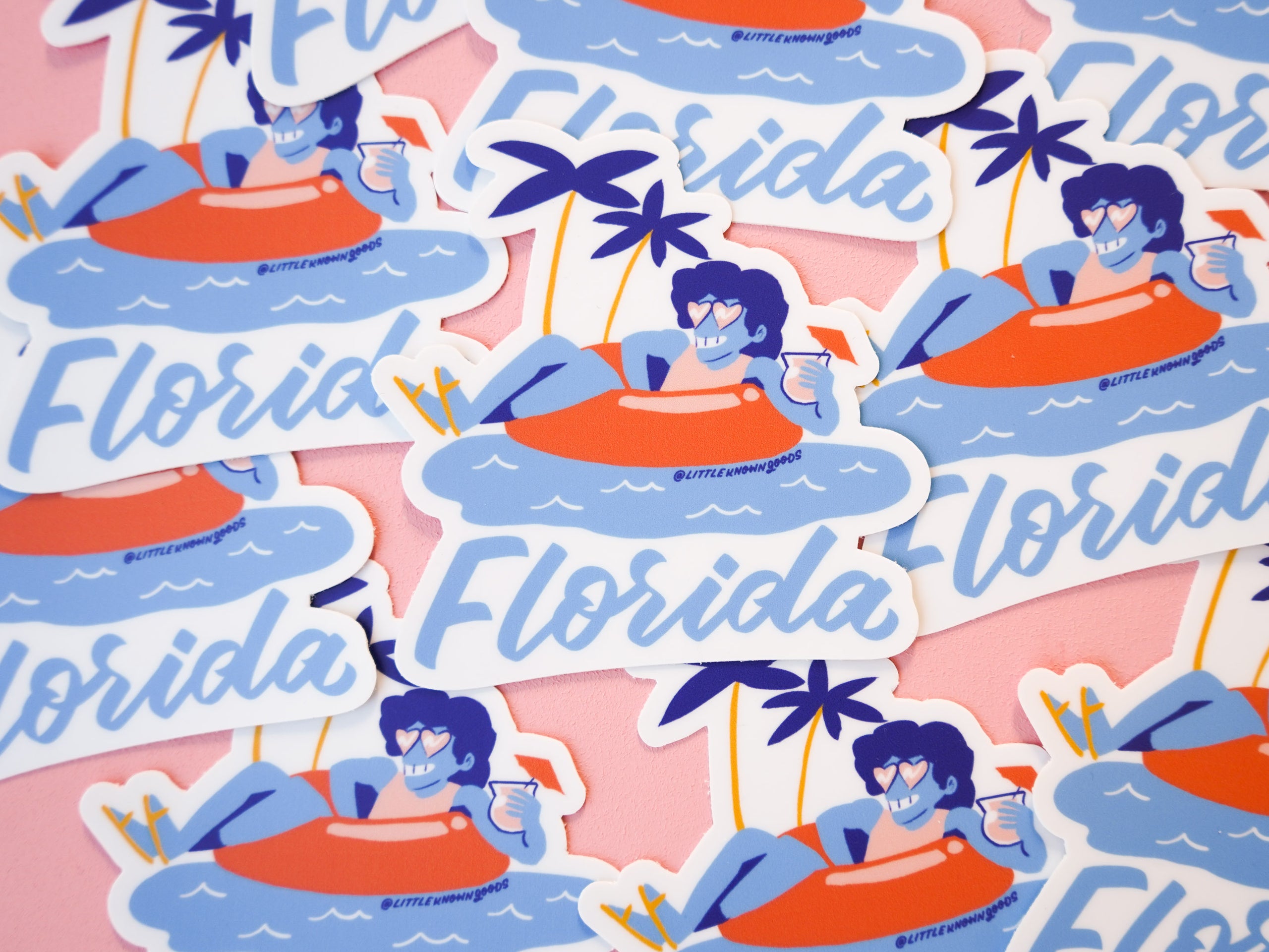 Florida Float Sticker