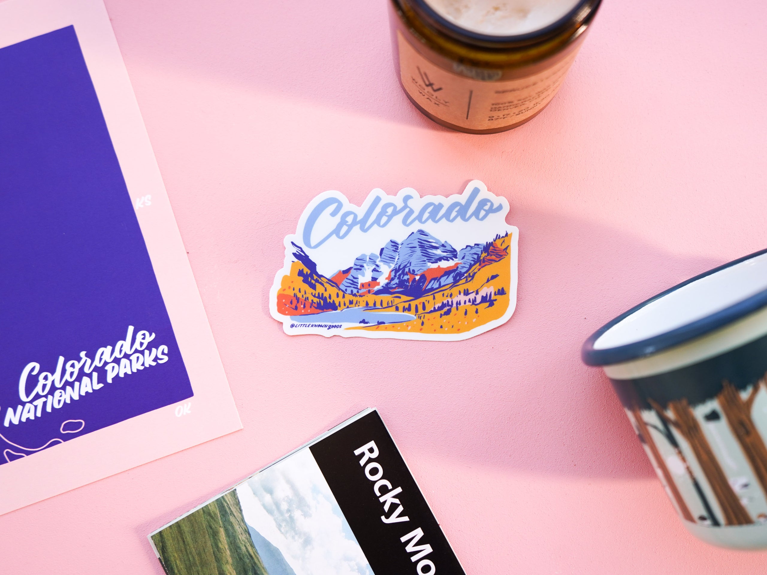 Colorado Maroon Bells Sticker