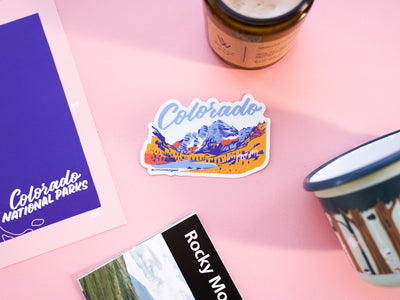 Colorado Maroon Bells Sticker