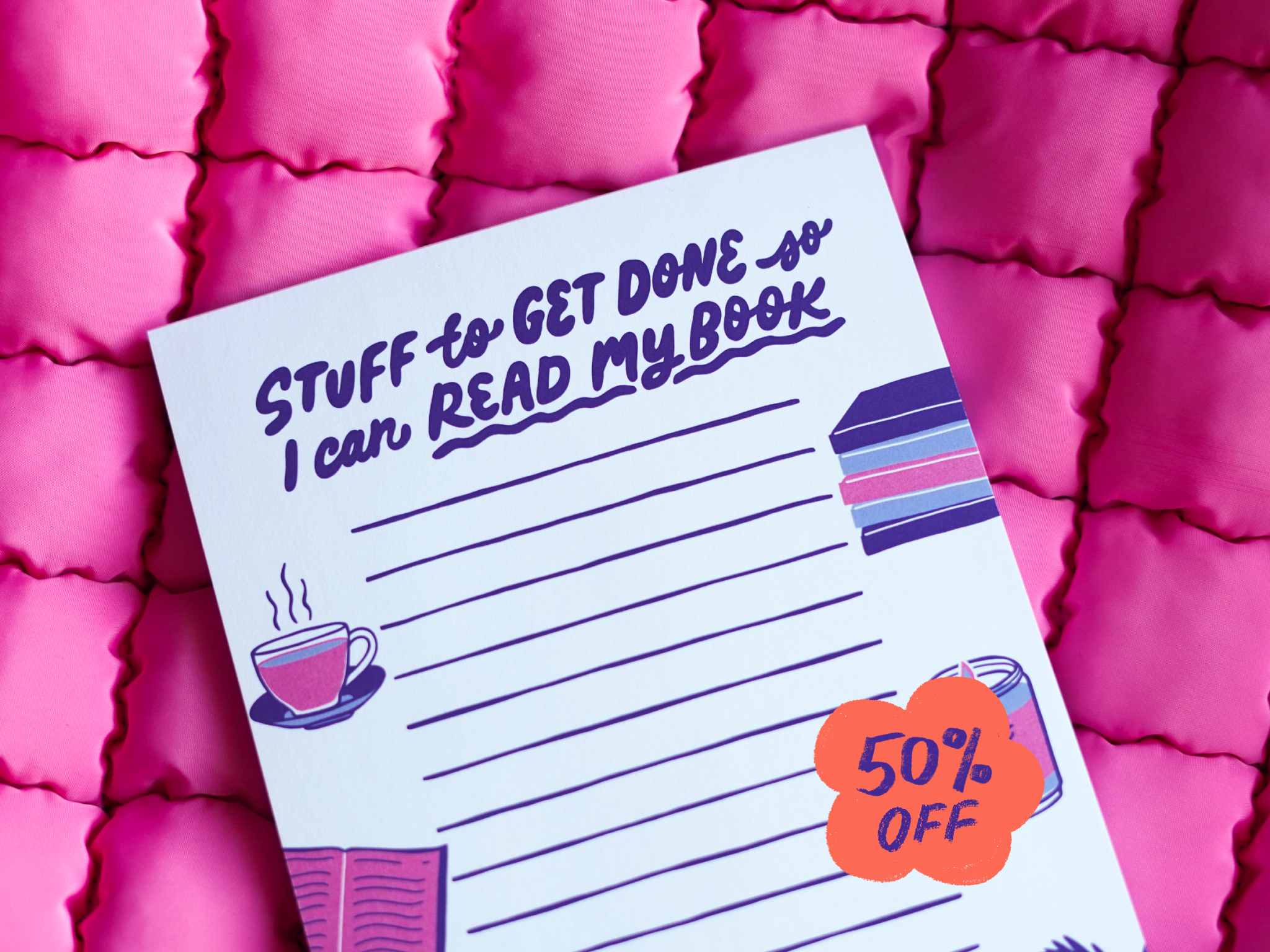 Read my Book Notepad