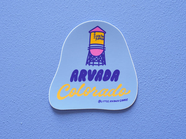 Arvada Water Tower Sticker