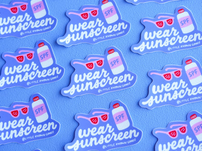 Wear Sunscreen Sticker