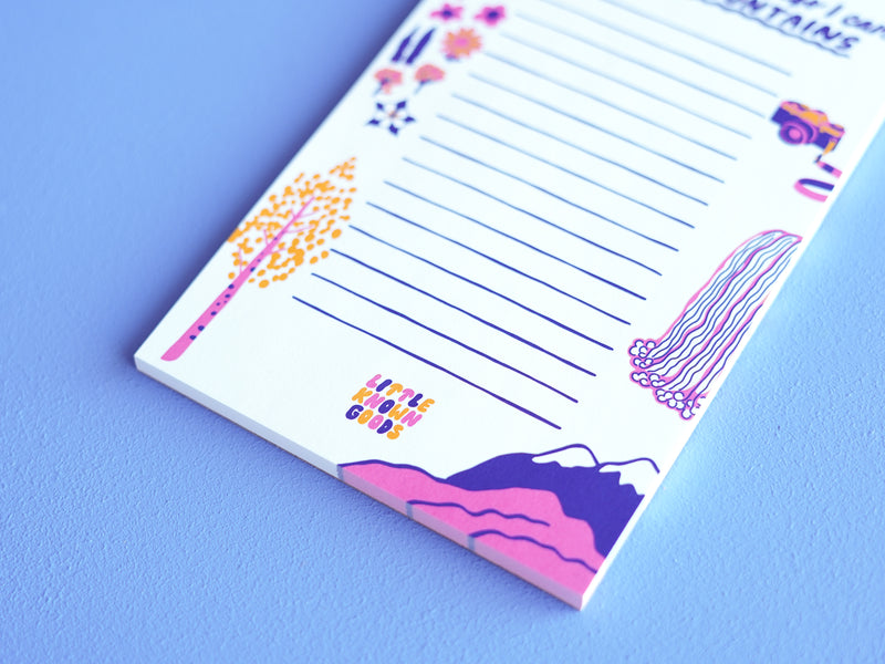 Mountains Notepad