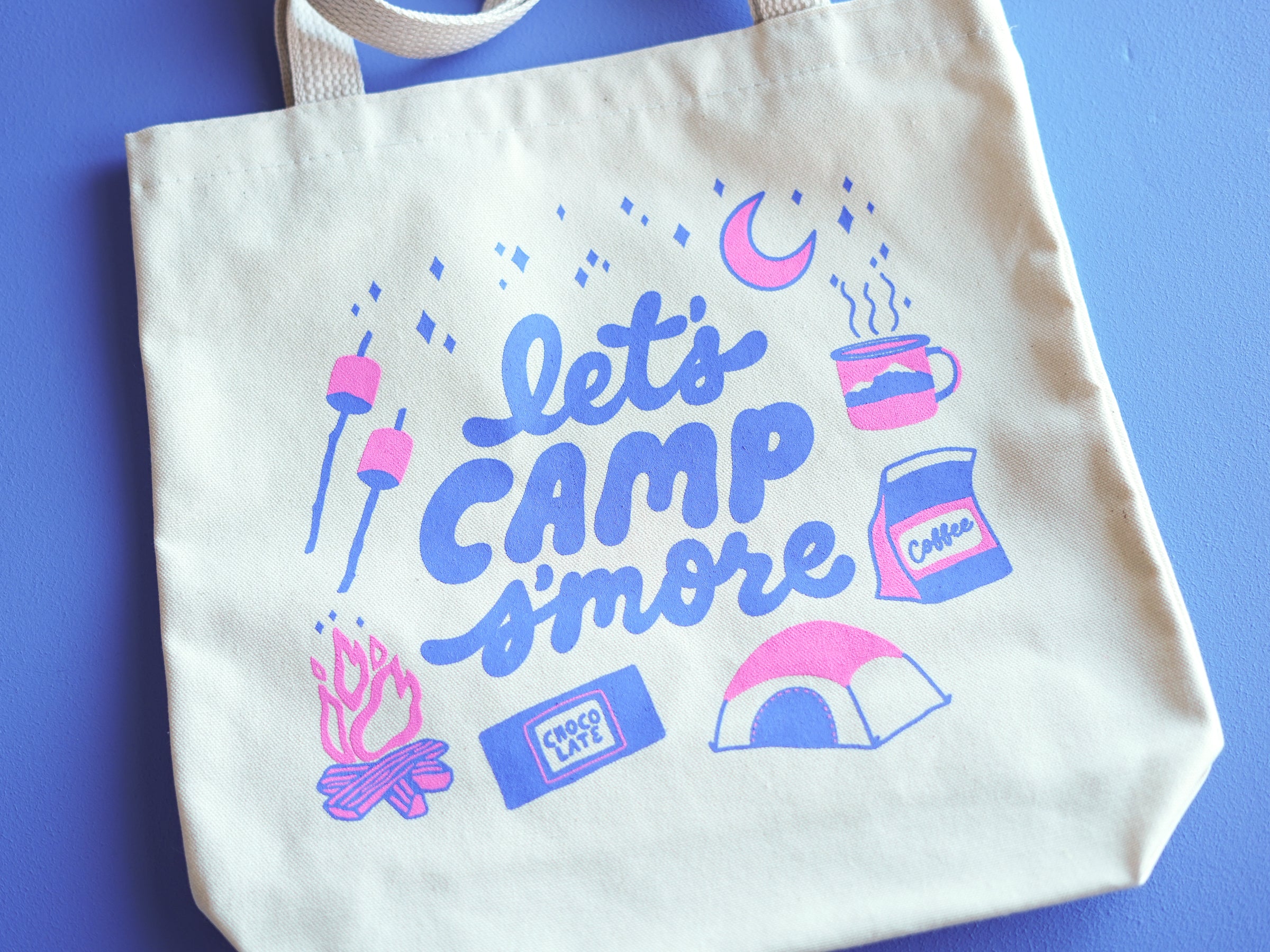 Let’s Camp S’more Tote Bag