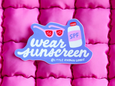 Wear Sunscreen Sticker
