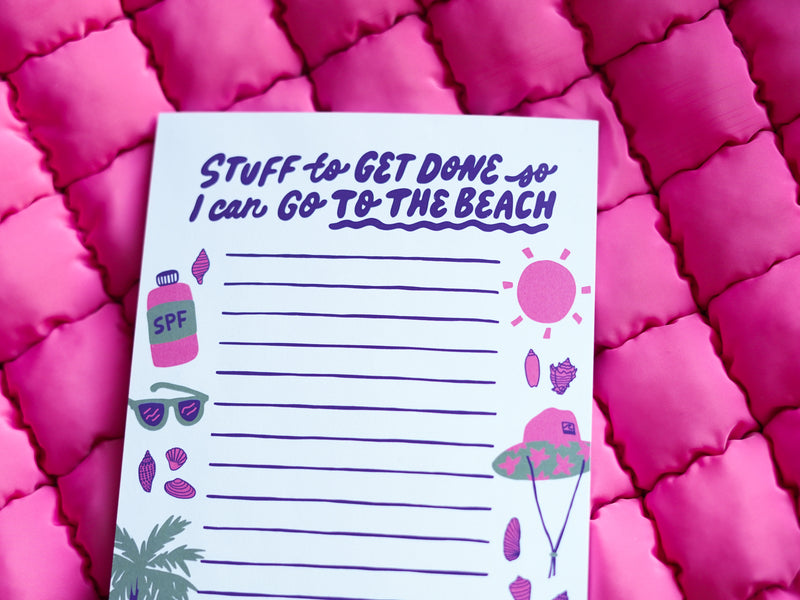 Beach Notepad