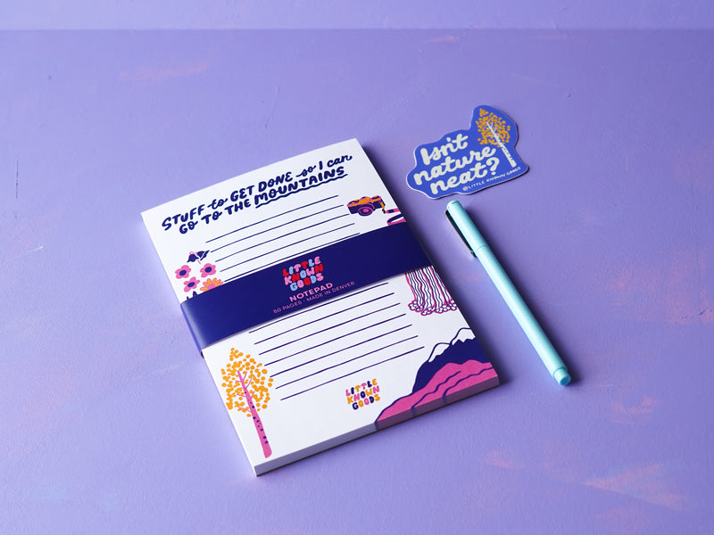 Mountains Notepad
