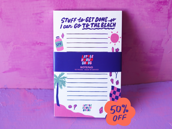 Beach Notepad