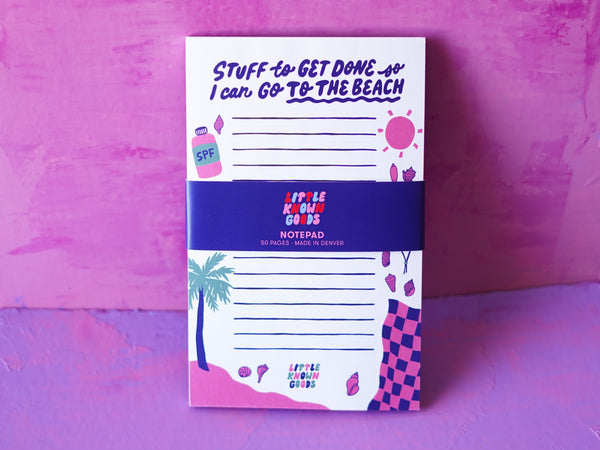 Beach Notepad