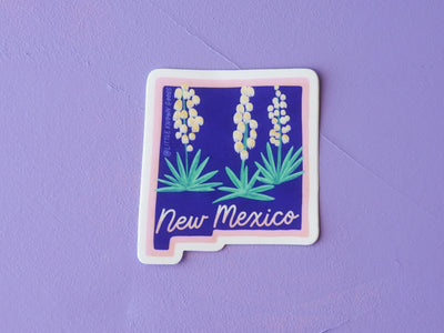 New Mexico State Flower Yucca Flower Sticker