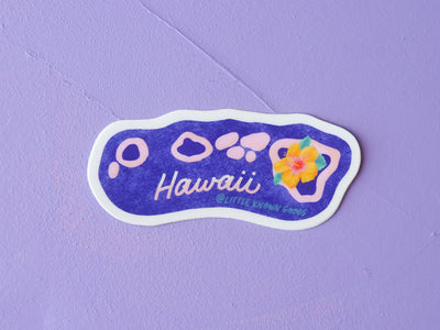 Hawaii State Flower Hibiscus Sticker