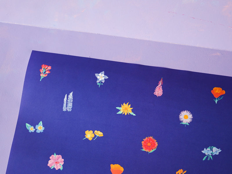 Western Wildflowers Gift Wrap